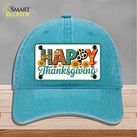 Happy Thanksgiving Novelty License Plate Hat HAT-MLP-14532