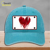 Bloody Heart Novelty License Plate Hat HAT-MLP-14538