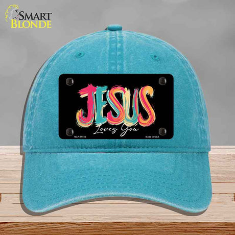Jesus Loves You Novelty License Plate Hat HAT-MLP-14553