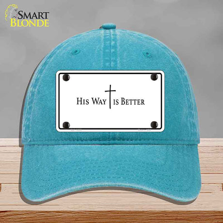 His Way is Better Novelty License Plate Hat HAT-MLP-14559
