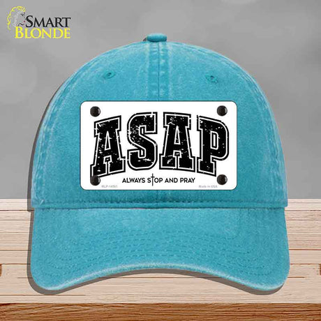 Always Stop and Pray Novelty License Plate Hat HAT-MLP-14561