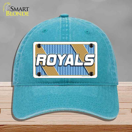 ROYALS Graphic Novelty License Plate Hat HAT-MLP-14576 Unconstructed Cotton Lake Blue