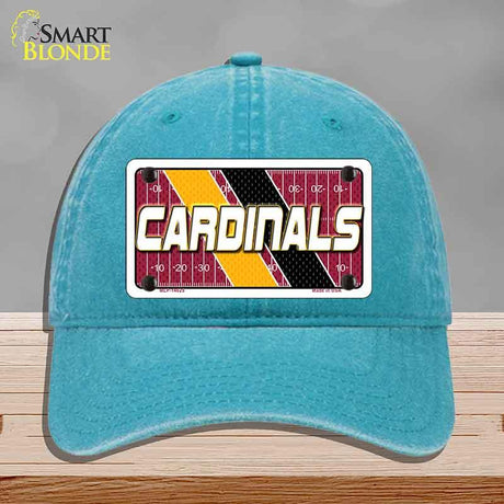 CARDINALS Graphic Novelty License Plate Hat HAT-MLP-14625 Unconstructed Cotton Lake Blue
