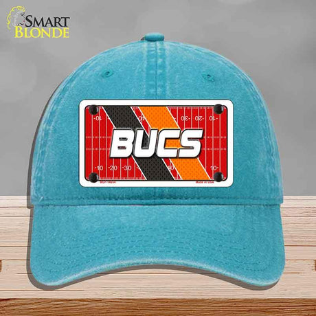 BUCS Graphic Novelty License Plate Hat HAT-MLP-14654 Unconstructed Cotton Lake Blue