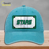 STARS Graphic Novelty License Plate Hat HAT-MLP-14665 Unconstructed Cotton Lake Blue