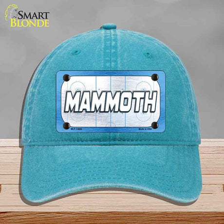 MAMMOTH Graphic Novelty License Plate Hat HAT-MLP-14684 Unconstructed Cotton Lake Blue