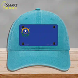 Nevada State Flag Novelty License Plate Hat Unconstructed Cotton / Lake Blue
