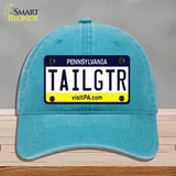 Tailgtr Pennsylvania Novelty License Plate Hat Unconstructed Cotton / Lake Blue