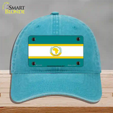 Organization African Unity Flag Novelty License Plate Hat Unconstructed Cotton / Lake Blue