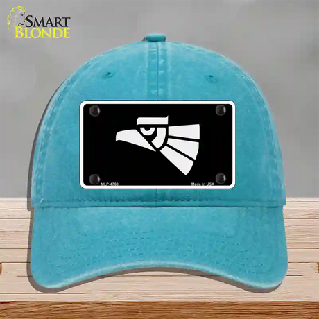 Made In Mexico Eagle Novelty License Plate Hat Unconstructed Cotton / Lake Blue