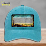 Arizona Gray Rusty Novelty License Plate Hat HAT-MLP-8169