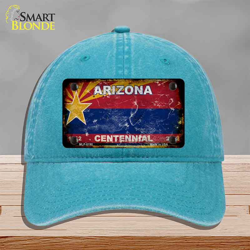 Arizona Centennial State Rusty Novelty License Plate Hat HAT-MLP-8190