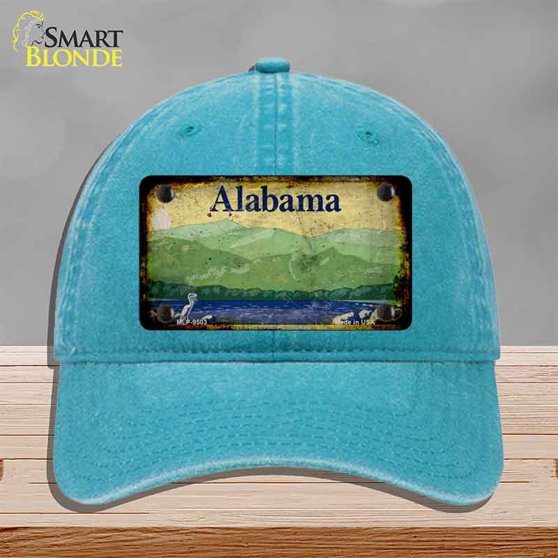 Alabama Rusty Novelty License Plate Hat HAT-MLP-9503