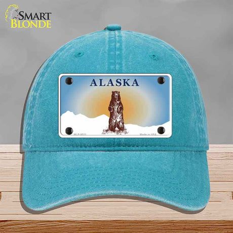 Alaska Bear Novelty License Plate Hat HAT-MLP-9511