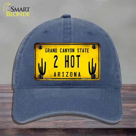 Arizona 2 Hot Novelty License Plate Hat Unconstructed Cotton / Navy