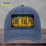 The Ralph New York Rusty Novelty License Plate Hat Tag Unconstructed Cotton Navy