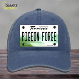 Pigeon Forge Tennessee Novelty License Plate Hat Tag Unconstructed Cotton Navy