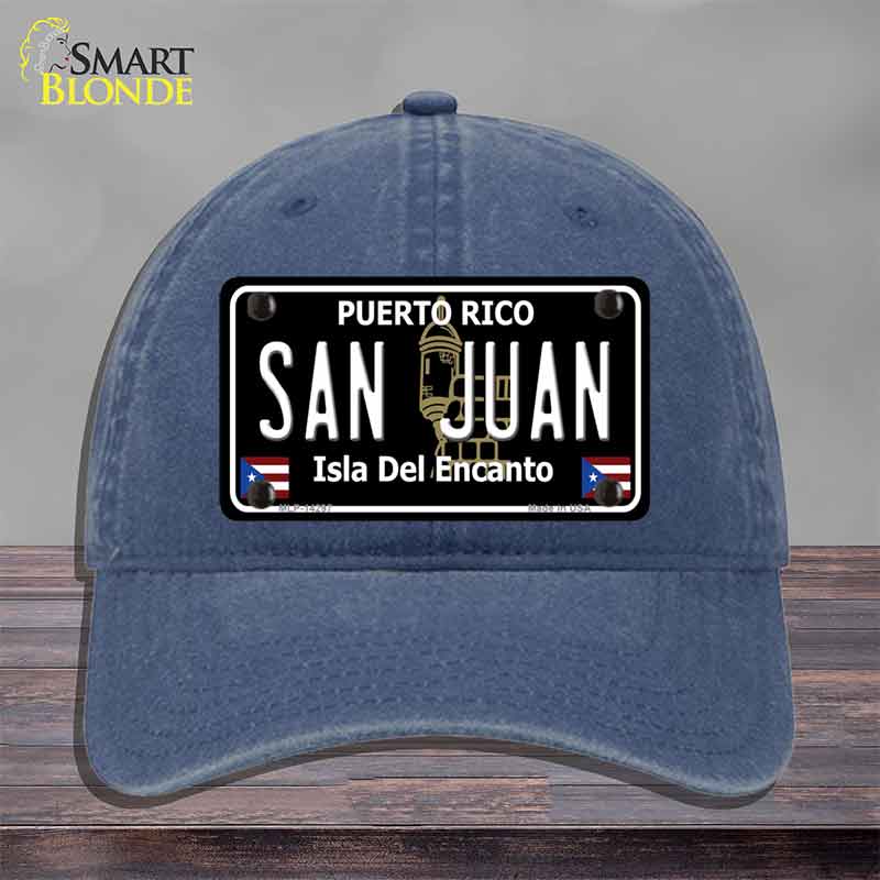 San Juan Puerto Rico Black Novelty License Plate Hat HAT-MLP-14297