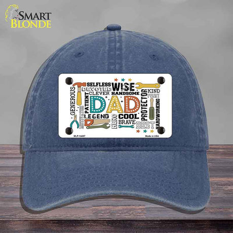 Dad Qualities Novelty License Plate Hat HAT-MLP-14497