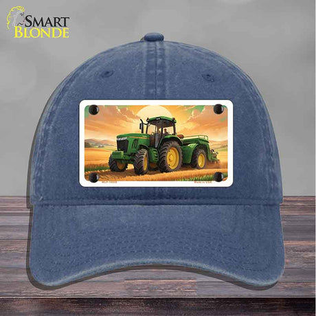 Tractor Sunset Novelty License Plate Hat HAT-MLP-14508