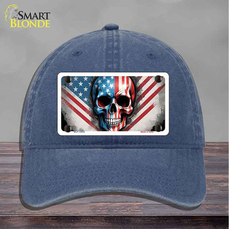 American Skull Novelty License Plate Hat HAT-MLP-14509
