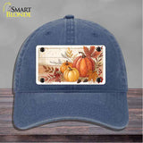 Autumn Pumpkins & Leaves Novelty License Plate Hat HAT-MLP-14516