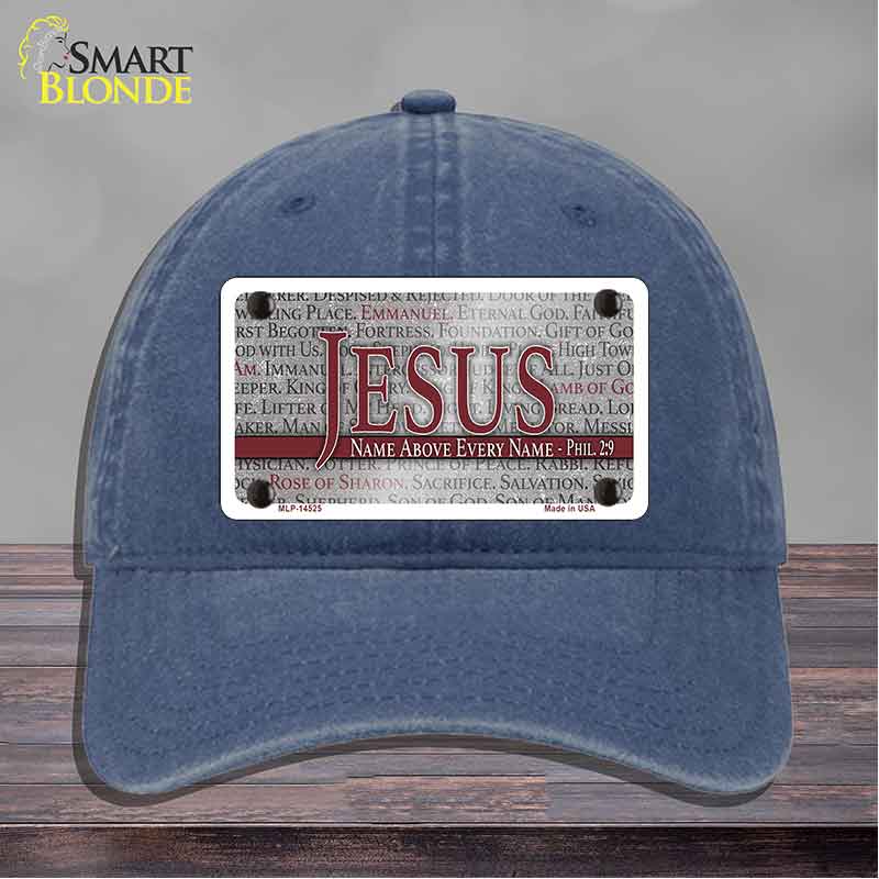 Jesus Name Above Every Name Novelty License Plate Hat HAT-MLP-14525