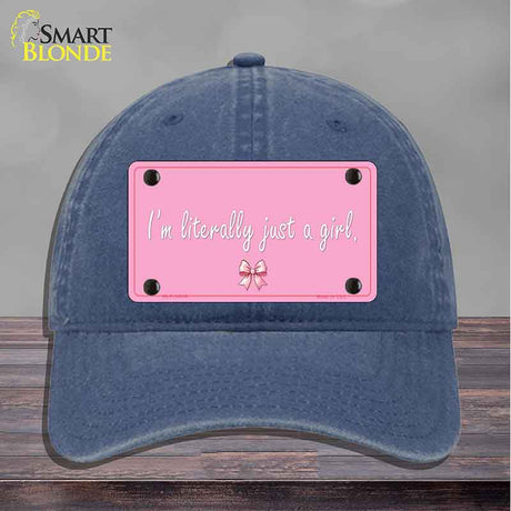 Im Literally Just a Girl Novelty License Plate Hat HAT-MLP-14530