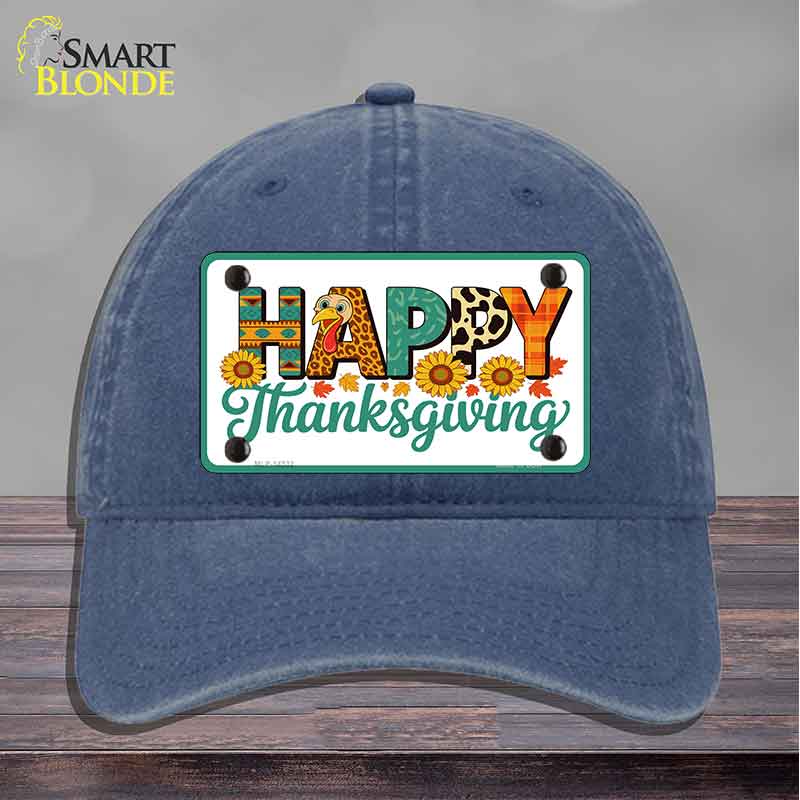 Happy Thanksgiving Novelty License Plate Hat HAT-MLP-14532