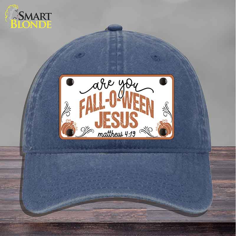 Fall-o-ween Jesus Novelty License Plate Hat HAT-MLP-14534