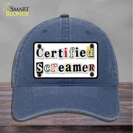 Certified Screamer Novelty License Plate Hat HAT-MLP-14542