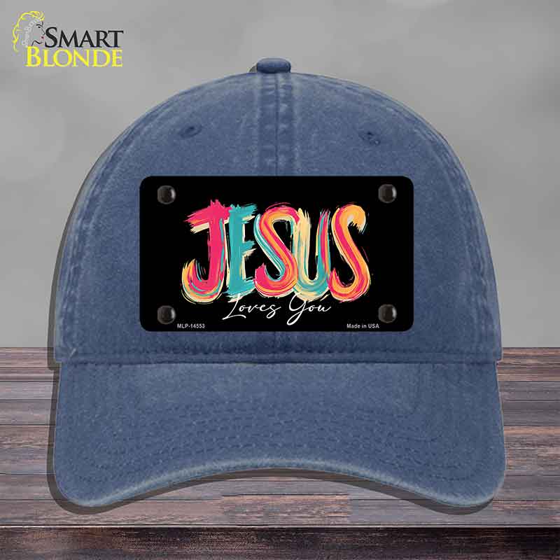 Jesus Loves You Novelty License Plate Hat HAT-MLP-14553