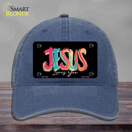 Jesus Loves You Novelty License Plate Hat HAT-MLP-14553