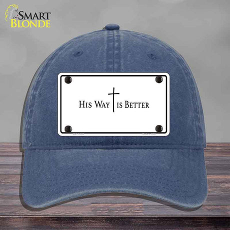 His Way is Better Novelty License Plate Hat HAT-MLP-14559