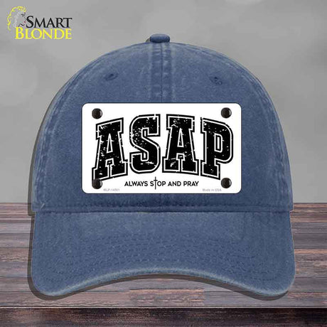 Always Stop and Pray Novelty License Plate Hat HAT-MLP-14561