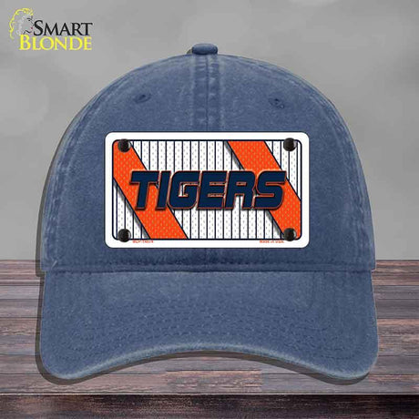 TIGERS Graphic Novelty License Plate Hat HAT-MLP-14574 Unconstructed Cotton Navy