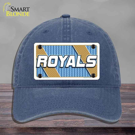 ROYALS Graphic Novelty License Plate Hat HAT-MLP-14576 Unconstructed Cotton Navy