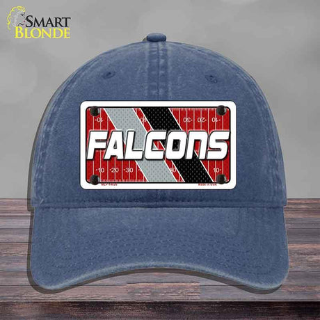 FALCONS Graphic Novelty License Plate Hat HAT-MLP-14626 Unconstructed Cotton Navy