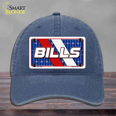 BILLS Graphic Novelty License Plate Hat HAT-MLP-14628 Unconstructed Cotton Navy