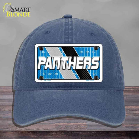 PANTHERS Graphic Novelty License Plate Hat HAT-MLP-14629 Unconstructed Cotton Navy