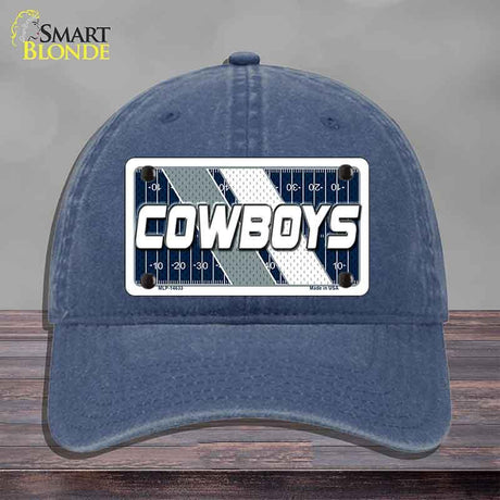 COWBOYS Graphic Novelty License Plate Hat HAT-MLP-14633 Unconstructed Cotton Navy