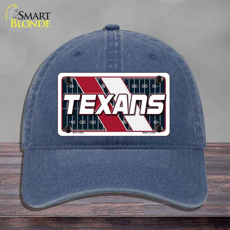 TEXANS Graphic Novelty License Plate Hat HAT-MLP-14637 Unconstructed Cotton Navy