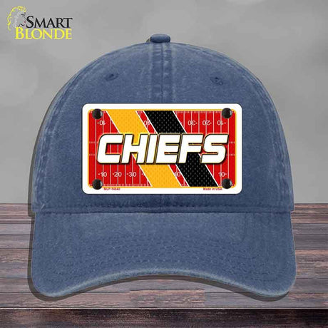CHIEFS Graphic Novelty License Plate Hat HAT-MLP-14640 Unconstructed Cotton Navy