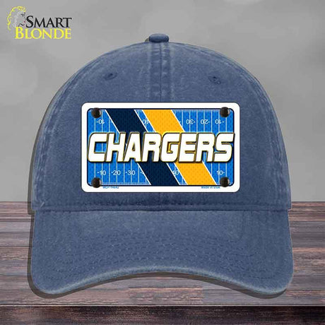 CHARGERS Graphic Novelty License Plate Hat HAT-MLP-14642 Unconstructed Cotton Navy