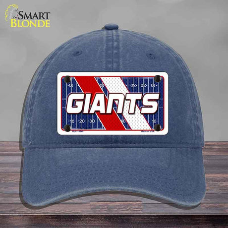 GIANTS Graphic Novelty License Plate Hat HAT-MLP-14648 Unconstructed Cotton Navy
