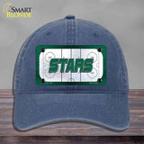 STARS Graphic Novelty License Plate Hat HAT-MLP-14665 Unconstructed Cotton Navy