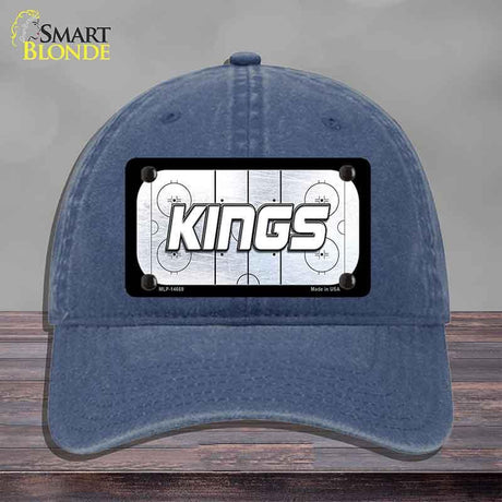 KINGS Graphic Novelty License Plate Hat HAT-MLP-14669 Unconstructed Cotton Navy