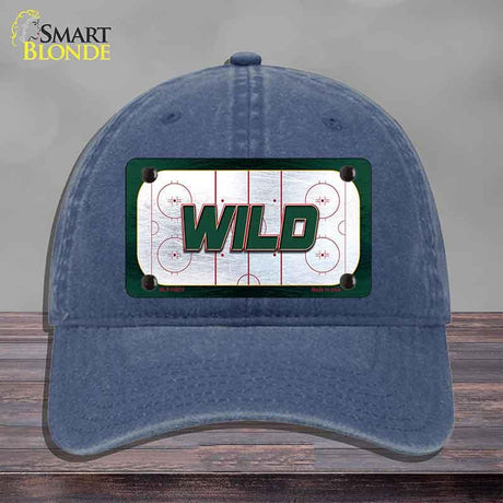 WILD Graphic Novelty License Plate Hat HAT-MLP-14670 Unconstructed Cotton Navy