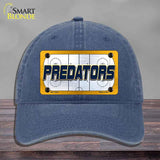 PREDATORS Graphic Novelty License Plate Hat HAT-MLP-14672 Unconstructed Cotton Navy