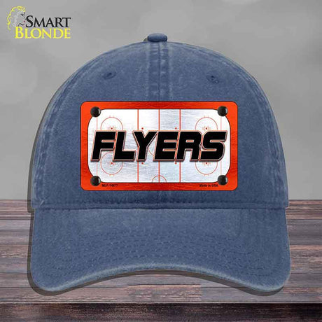 FLYERS Graphic Novelty License Plate Hat HAT-MLP-14677 Unconstructed Cotton Navy
